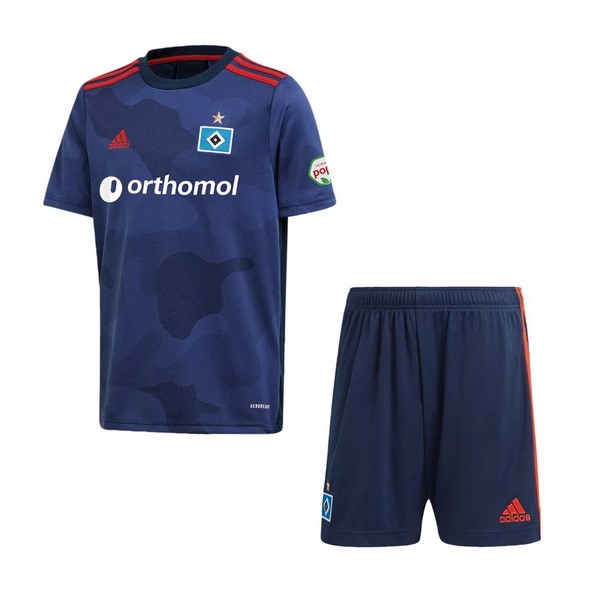 Trikot Hamburgo S.V Auswarts Kinder 2020-21 Blau Fussballtrikots Günstig